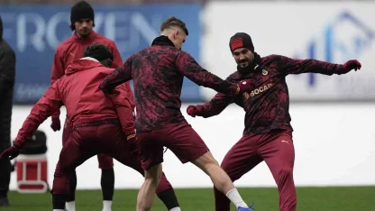 Galatasaray, Atletico Madrid maçı hazırlıklarını sürdürdü