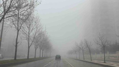 Gaziantep’te 2 gündür yoğun sis etkili oluyor