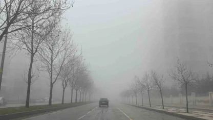 Gaziantep’te 2 gündür yoğun sis etkili oluyor