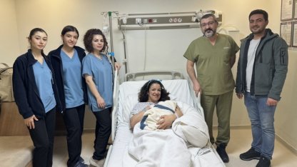 Gaziantep’te 2026 yılının ilk bebeği "Ayaz" oldu