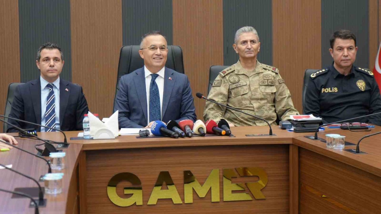 Gaziantep’te 626 terör operasyonu yapıldı, 662 kilo uyuşturucu ele geçirildi