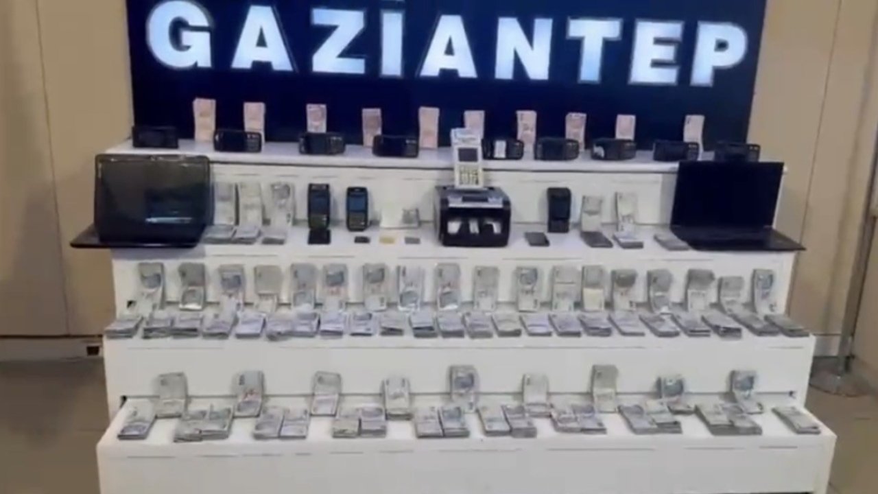 Gaziantep’te tefeci operasyonu: 22 gözaltı