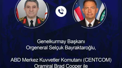 Genelkurmay Başkanı Bayraktaroğlu, CENTCOM Komutanı Cooper ile görüştü