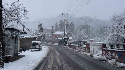 Giresun’da 7 ilçede eğitime kar engeli
