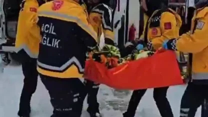 Giresun’da 79 yaşındaki hastanın imdadına arazi tipi ambulans yetişti