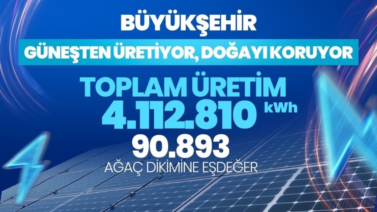 Güneş enerjisiyle dev tasarruf