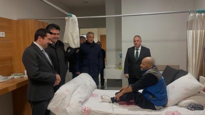 Havran protokolü yılbaşında güvenlik güçlerini ve hastaları yalnız bırakmadı