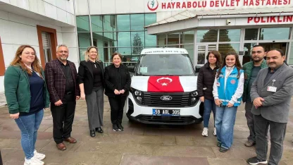 Hayrabolu’da hayırsever iş kadınından evlere şifa taşıyacak bağış