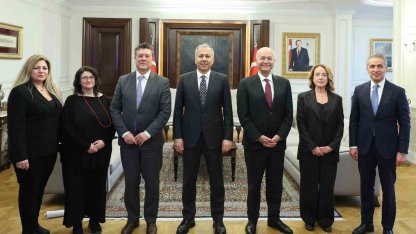 İçişleri Bakanı Ali Yerlikaya, BM Mülteciler Yüksek Komiseri Berhem Salih ile görüştü