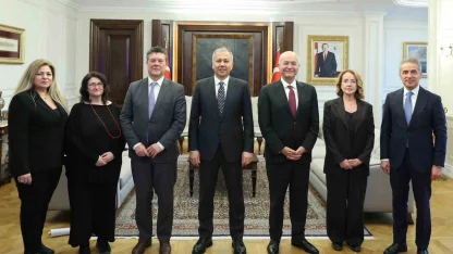 İçişleri Bakanı Ali Yerlikaya, BM Mülteciler Yüksek Komiseri Berhem Salih ile görüştü