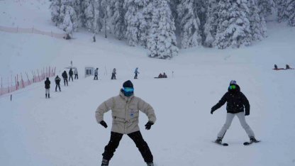 Ilgaz Dağı’nda hafta sonu yoğunluğu
