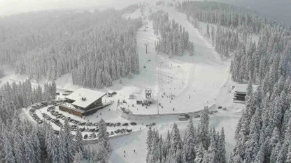 Ilgaz Dağı’nda yarıyıl tatili coşkusu