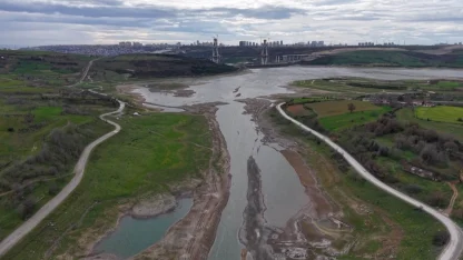 İstanbul’un su kaynaklarında kritik seviye: Sazlıdere Barajı kuruyor