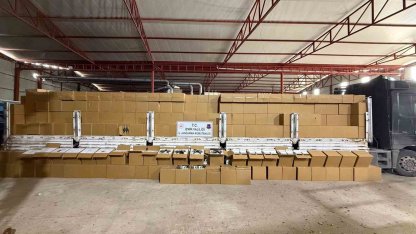 İzmir’de 12 milyon 720 bin kaçak makaron ele geçirildi