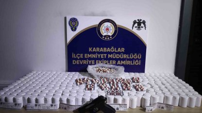 İzmir’de binlerce uyuşturucu hap ele geçirildi