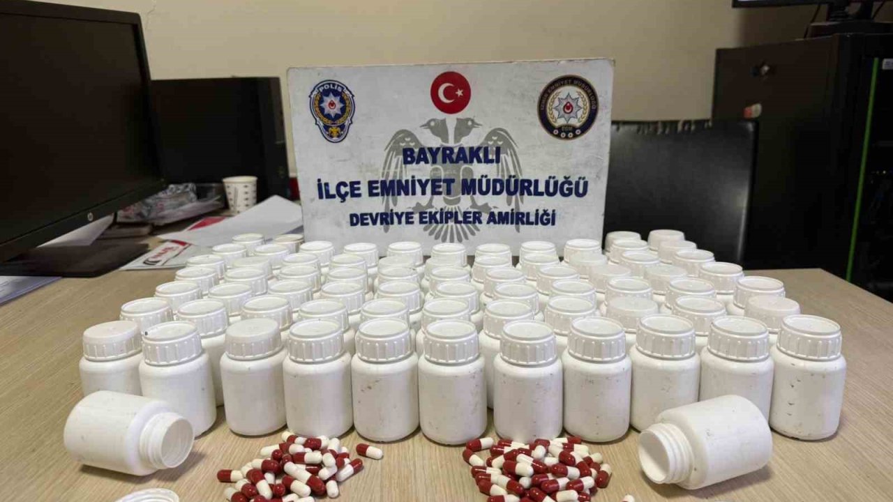 İzmir’de mezarlıkta poşet içerisinden binlerce uyuşturucu hap çıktı