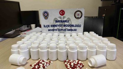 İzmir’de mezarlıkta poşet içerisinden binlerce uyuşturucu hap çıktı