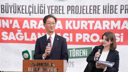 Japonya’dan Giresun Belediyesi’ne kurtarma aracı desteği
