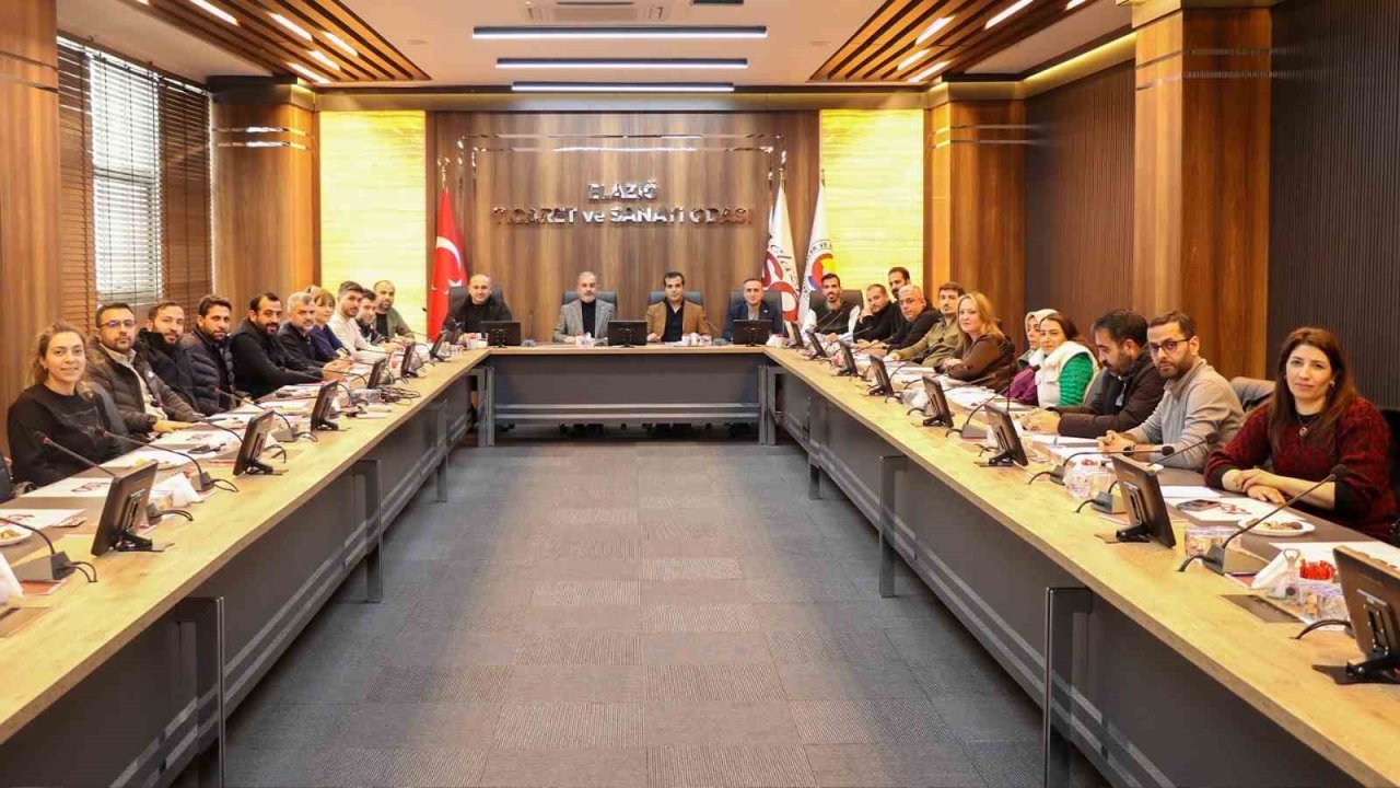 Jeoloji ve jeofizik sektörü Elazığ TSO’da buluştu