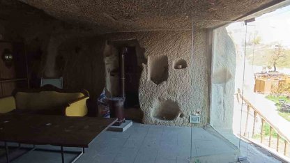 Kaçak restoran kaldırıldı, peribacalarının silüeti ortaya çıktı