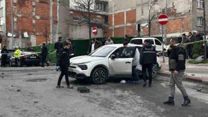 Kağıthane’de kanlı saldırı: Park halindeki araca kurşun yağdırdılar