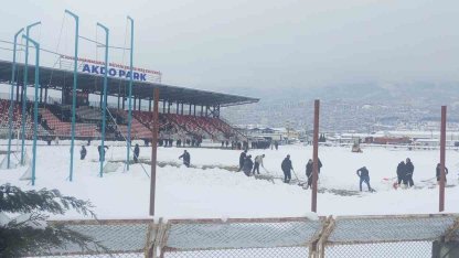 Kahramanmaraş İstiklalspor - 1461 Trabzon FK maçı kar sebebiyle ertelendi