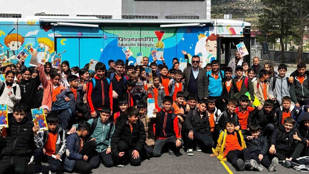 Kahramanmaraş’ta mobil kütüphane kırsal bölgelerde