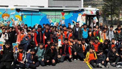 Kahramanmaraş’ta mobil kütüphane kırsal bölgelerde