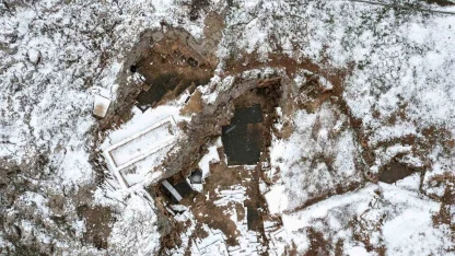 Kar altında tarihe tanıklık