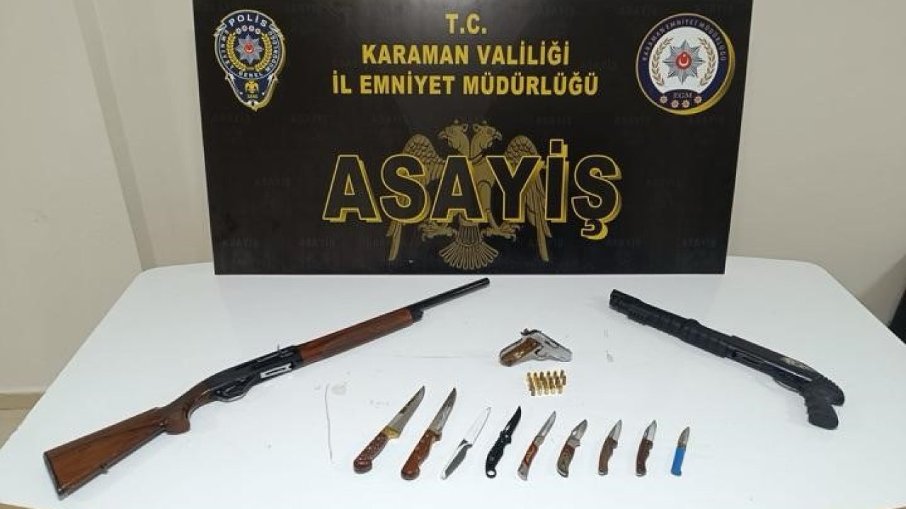 Karaman’da 5 bin 307 uyuşturucu hap ele geçti: 6 tutuklama