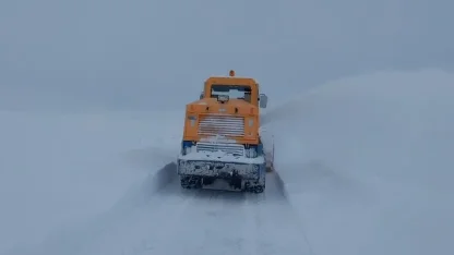 Kars’ta 143 köy yolu ulaşıma kapandı