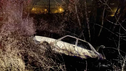 Kastamonu’da otomobil ağaca çarptı: 1 yaralı