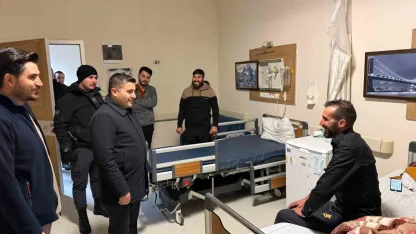 Kaymakam Bulut yeni yıla görev başındakilerle girdi