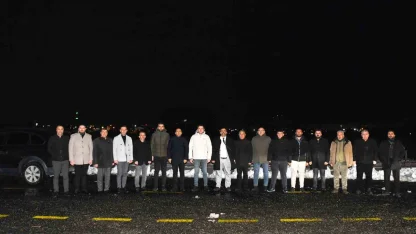 Kaymakam Çakır, karla mücadele çalışmalarını yerinde inceledi