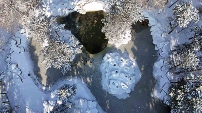 Kayseri buz tuttu: Termometreler eksi 14’ü gösterdi