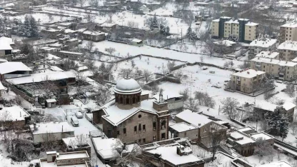 Kayseri’de kar yağışı etkili oldu