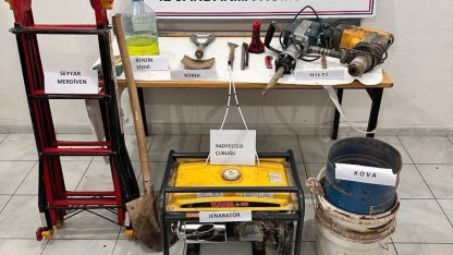 Kırıkkale’de kaçak kazı yapan 2 şahıs yakalandı