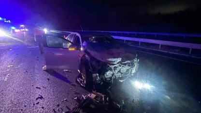 Kırklareli’de otomobiller çarpıştı: 6 yaralı