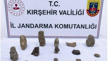 Kırşehir’de Anadolu Mirası Operasyonu: 14 adet tarihi eser ele geçirildi