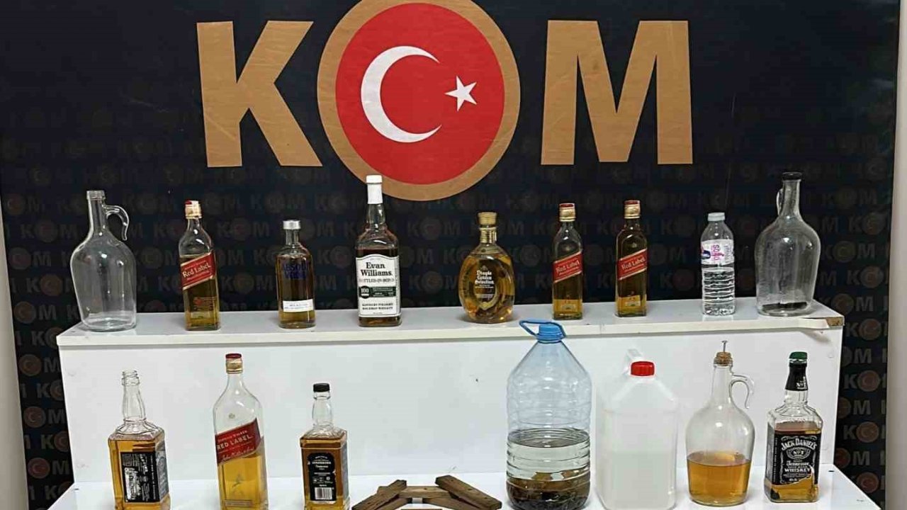 Kırşehir’de kaçak alkol ele geçirdi