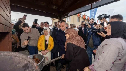 Kocaeli’de 200 yıllık ’imece’ geleneği: 5. Kaz Bayramı kutlandı