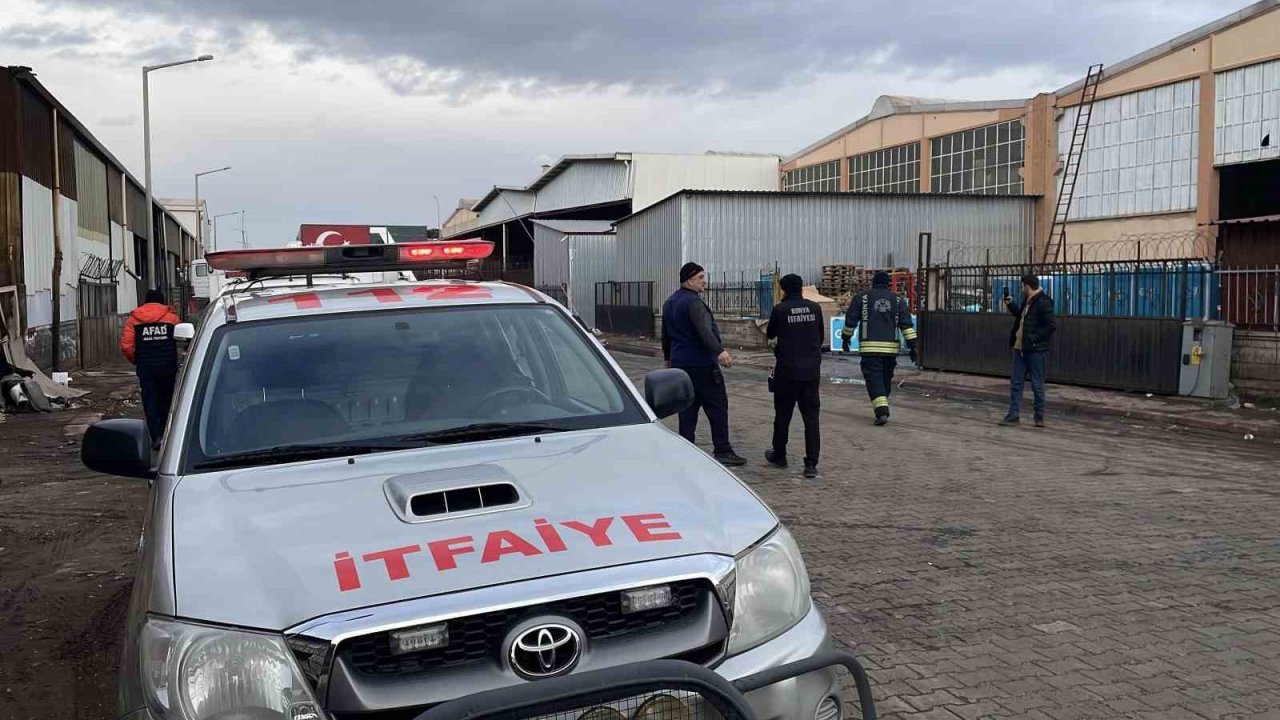 Konya’da dondurma deposunda amonyak gazı sızıntısı: 1 işçi hastaneye kaldırıldı