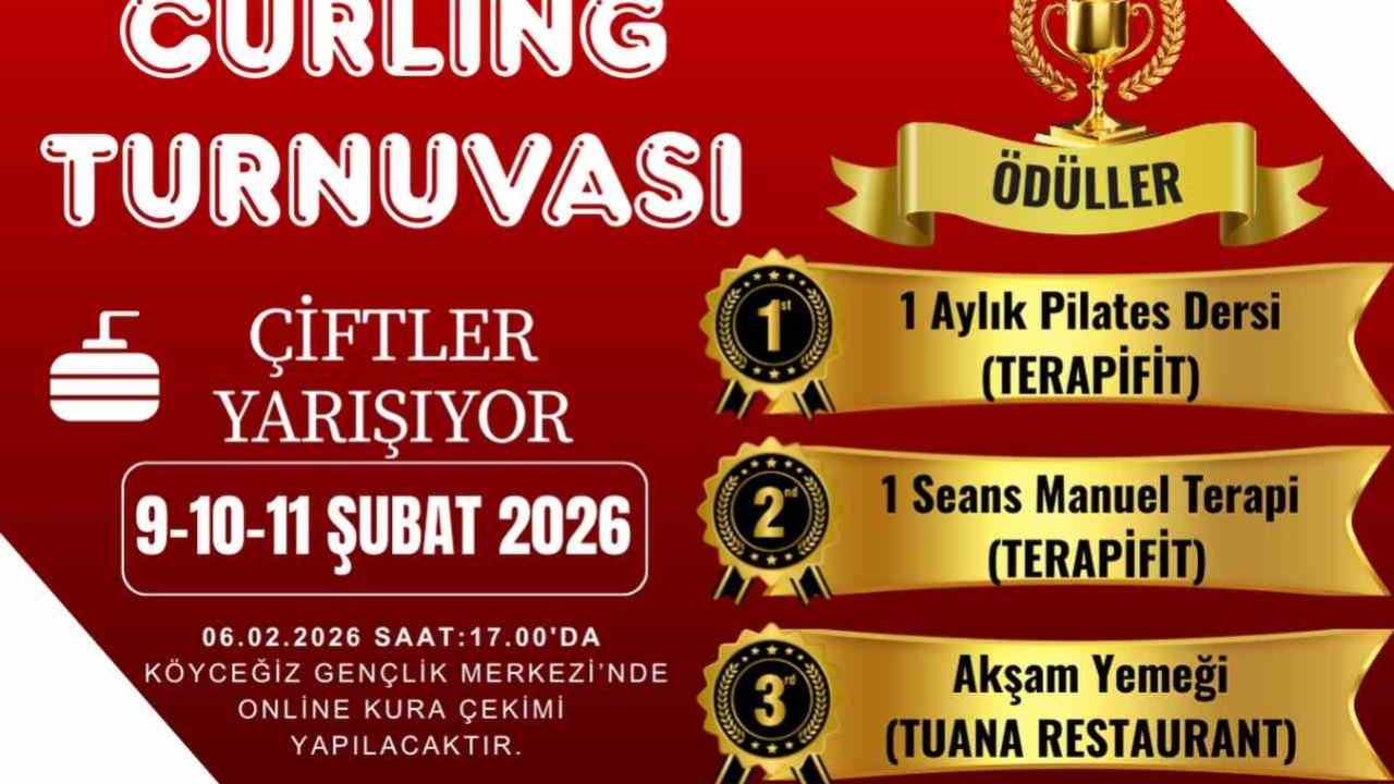Köyceğiz’de ödüllü Floor Curling Turnuvası düzenlendi