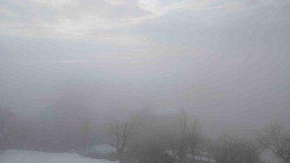 Kulp ilçesinde yoğun sis etkili oldu