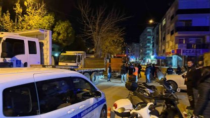 Kuşadası’nda belediye ekipleri karşı karşıya geldi