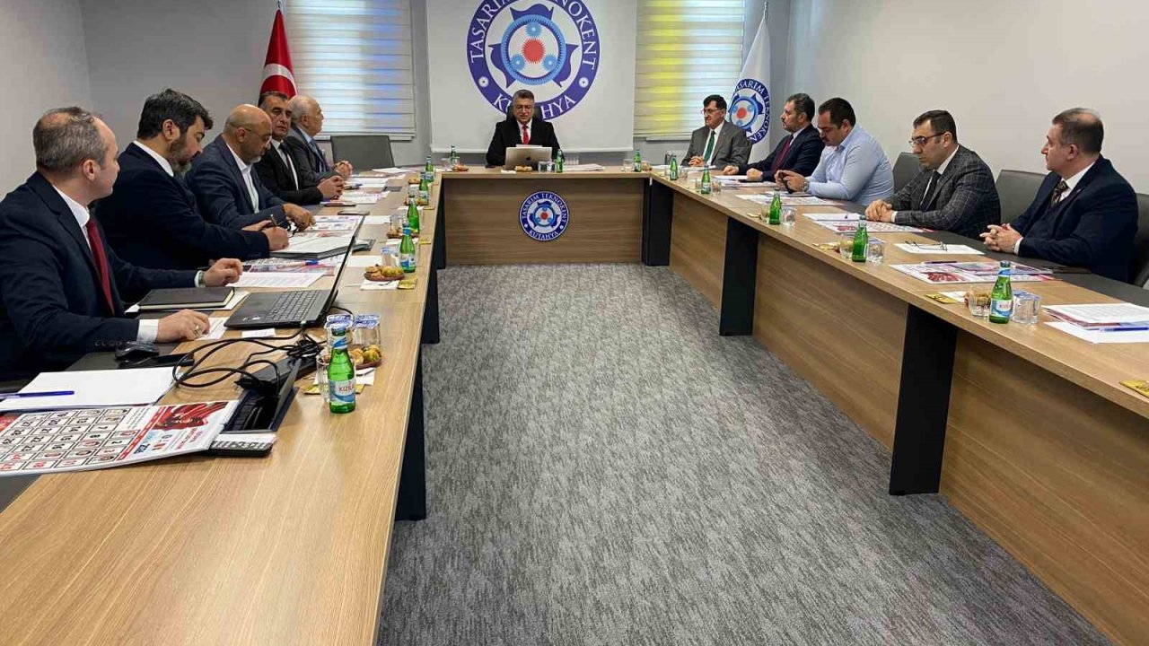Kütahya Tasarım Teknokent Olağan Yönetim Kurulu Toplantısı yapıldı