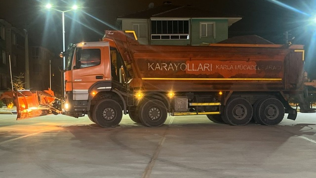 Kütahya’da Karayolları ekipleri teyakkuzda