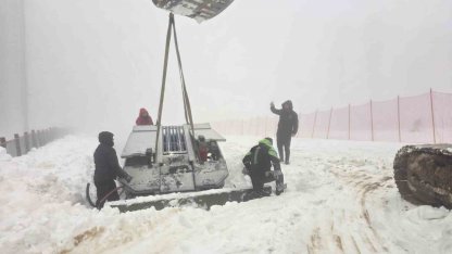 Kuzuyayla Kızak Pisti’ne yürüyen bant geliyor