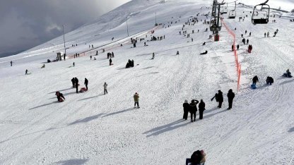 Ladik Akdağ Kayak Merkezi’ne yoğun ilgi