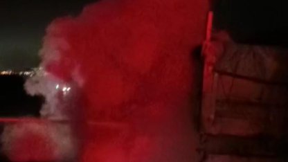 Malatya’da amonyum nitrat yüklü tırda korkutan yangın